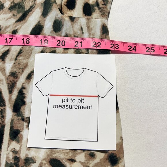 Wynne Layers Cotton Top  Size L 🐾 Timeless Animal Print Top - Picture 7 of 11